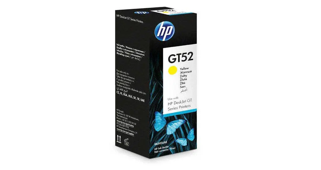 Водорозчинні чорнила для принтера HP GT52 Yellow (M0H56AE) - фото 2