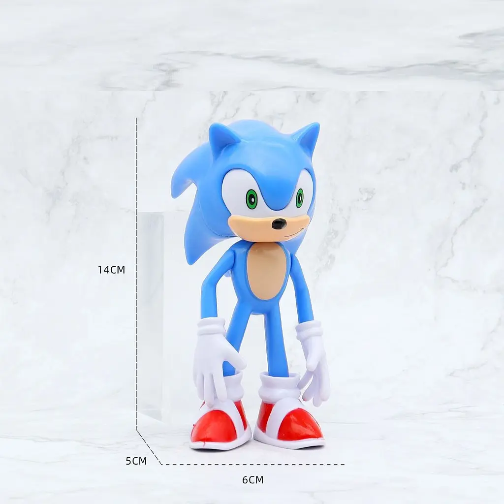 Набір фігурок Сонік, Іграшки персонажі Sonic the Hedgehog 6 шт. - фото 4