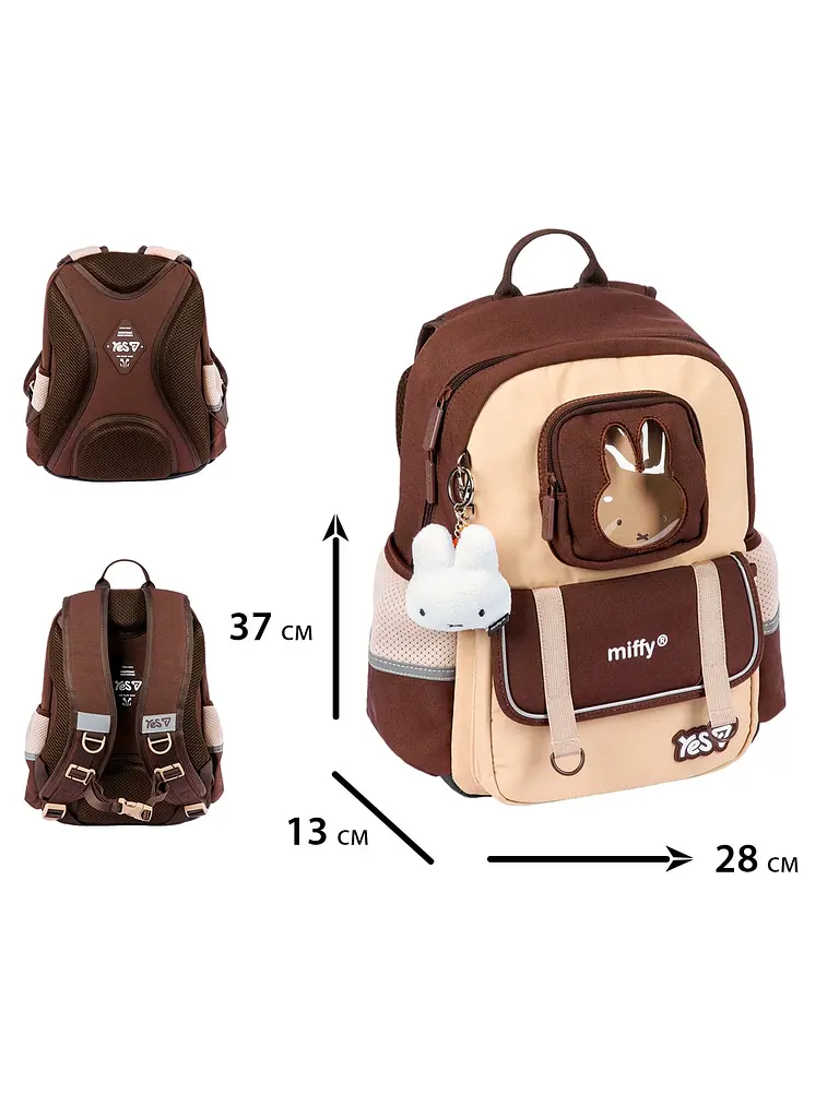 Рюкзак шкільний YES S-104S Miffy Bunny (550258) - фото 3