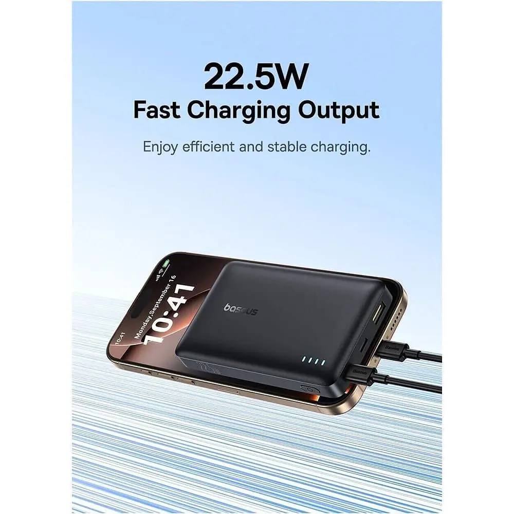 Павербанк Baseus EnerFill Bipow2 Pro Black 10 000 mAh / 22.5 Вт (P1008210D123-00) - фото 9