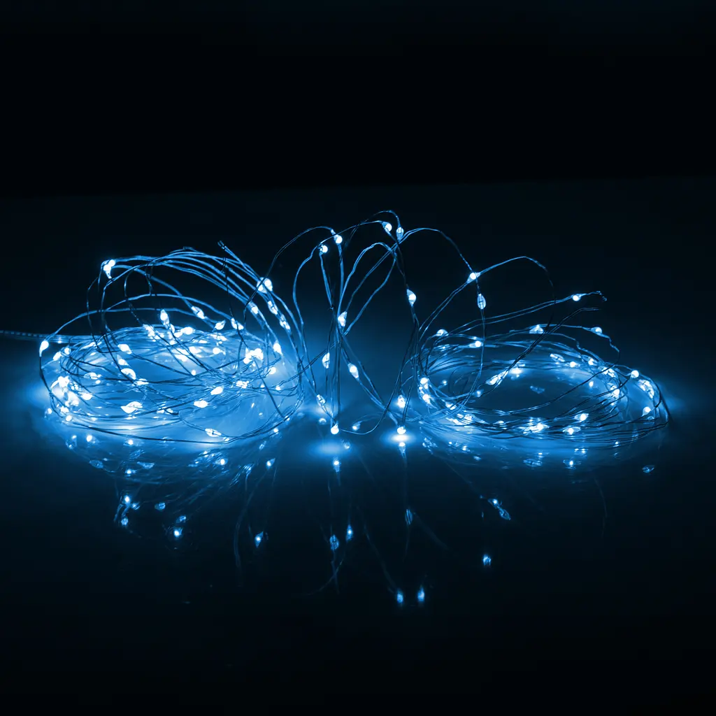 Електрогірлянда Yes! Fun нитка на мідному дроті 100 LED статична 10 м холодно-біла (975036) - фото 4