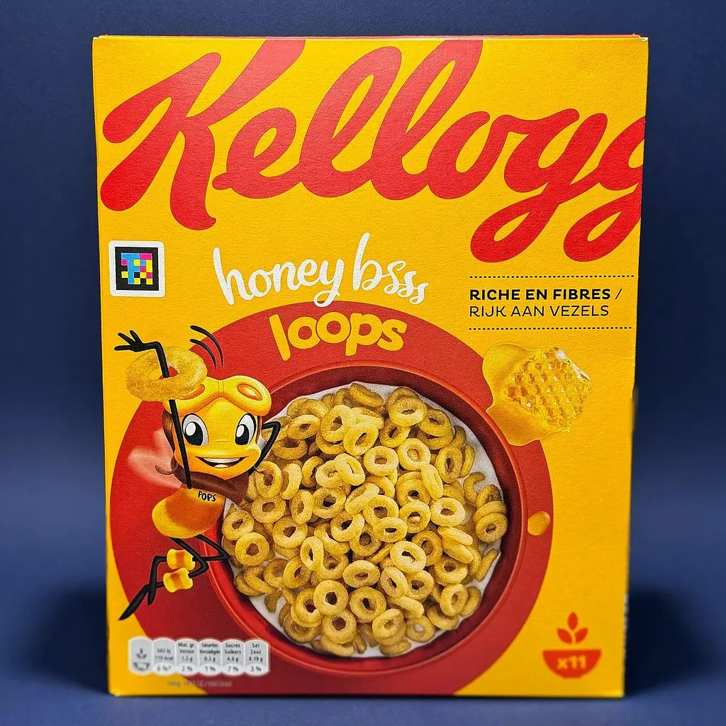 Сухий сніданок Kellogg's Honey Loops вітамінізований 330 г