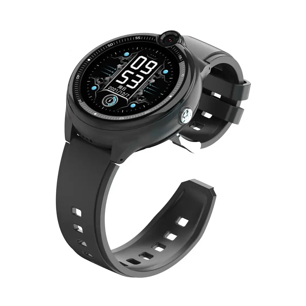 Смарт-годинник дитячі з відеодзвінком Wonlex KT26 Original WI-FI GPS SIM-карта Black (18343) - фото 3