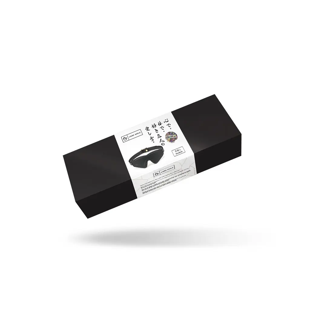 Маска на очі Liebe Seele Black Organosilicon Blindfold - фото 5
