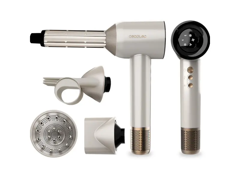 Фен Cecotec DryGlam Waves Champagne 4in1 (A01_EU01_103715)