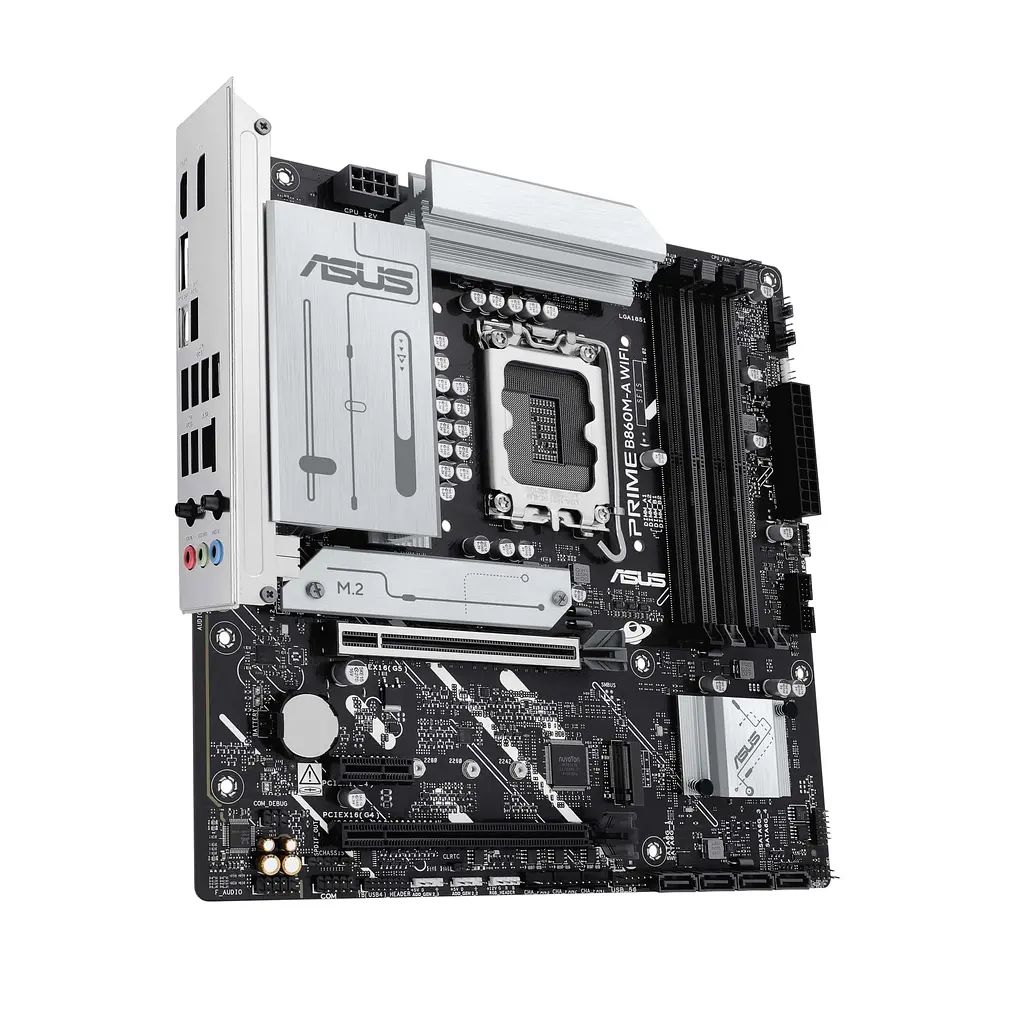 Материнcька плата PRIME B860M-A WIFI s1851 B860 4xDDR5 M.2 DP HDMI Wi-Fi BT mATX Asus teh0019090 - фото 5