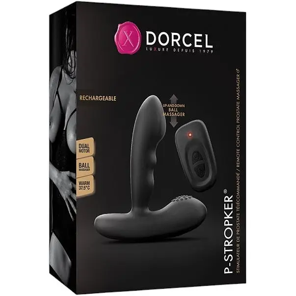 Масажери простати Dorcel P-Stroker з пультом ДК підігрівом і точковим масажем, два мотори - фото 4