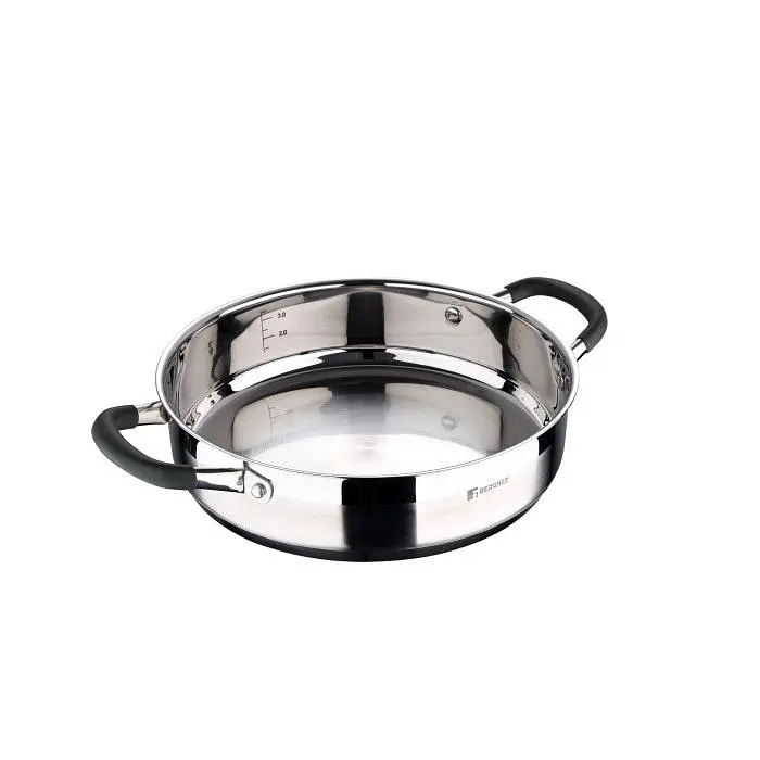 Сотейник с крышкой Bergner Midnight 28 см 3.8 л (BG-32128-MM) - фото 2