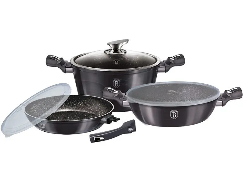 Набір посуду Berlinger Haus Metallic Line Carbon Pro Edition (BH-7052)