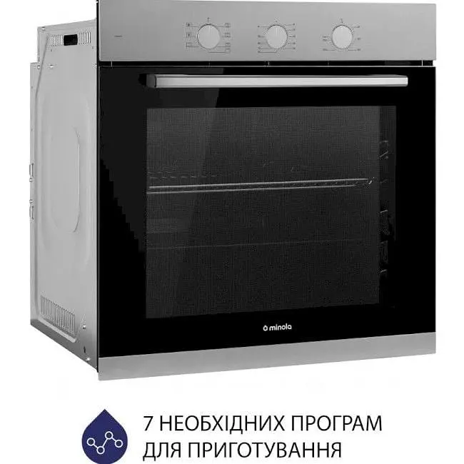 Духова шафа Minola EO 675 Сіра - фото 3