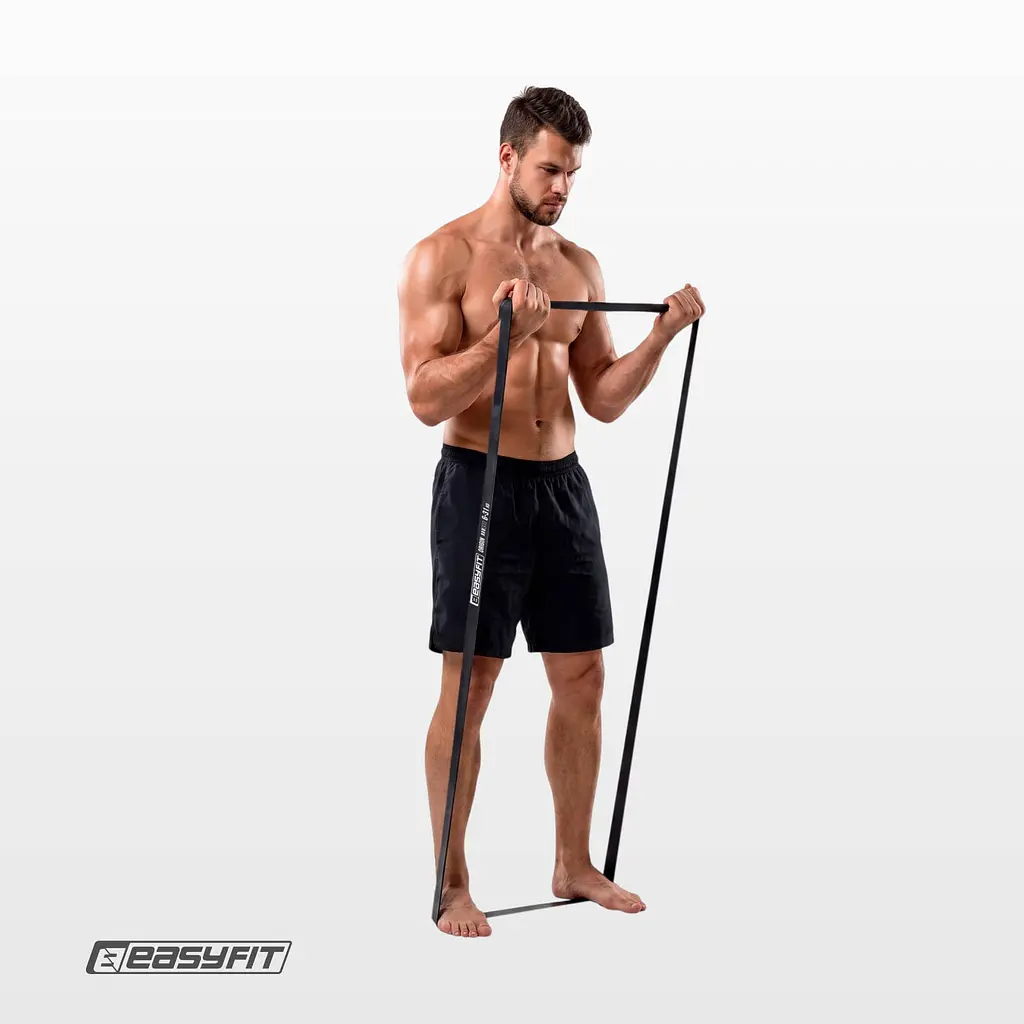 Гумова петля EasyFit 6-31 кг Чорна - фото 2