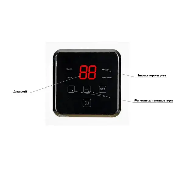 Водонагрівач Mixxus EWH-13100 CUBE WET(V) 100 л, 2 кВт, мокрий ТЕН, вертикальний, квадратний, білий (WH0613) - фото 2