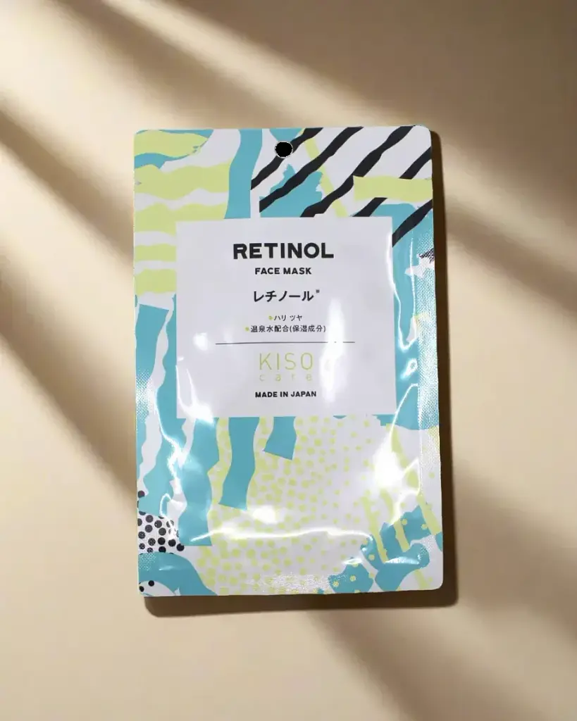 KISOCARE Retinol Face Mask тканинна маска з ретинолом, 1 шт - фото 2
