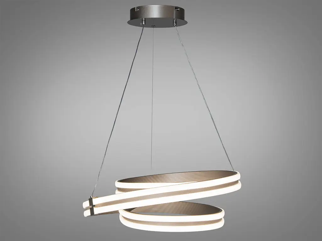 LED люстра завитки Diasha MX78093/1CF 125W, 6875 lm, Ø53 см, підвісна - фото 3