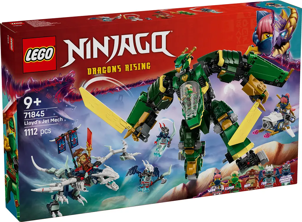 Конструктор LEGO Ninjago Реактивний робот Ллойда 1112 деталей (71845) - фото 2