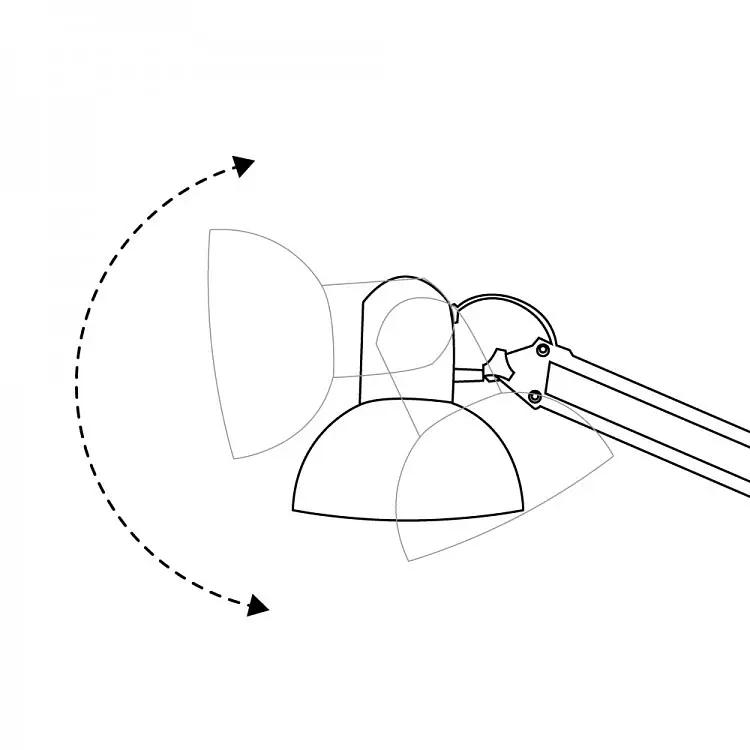Настільний світильник Ardero DE1430ARD під лампу білий (1960) - фото 8