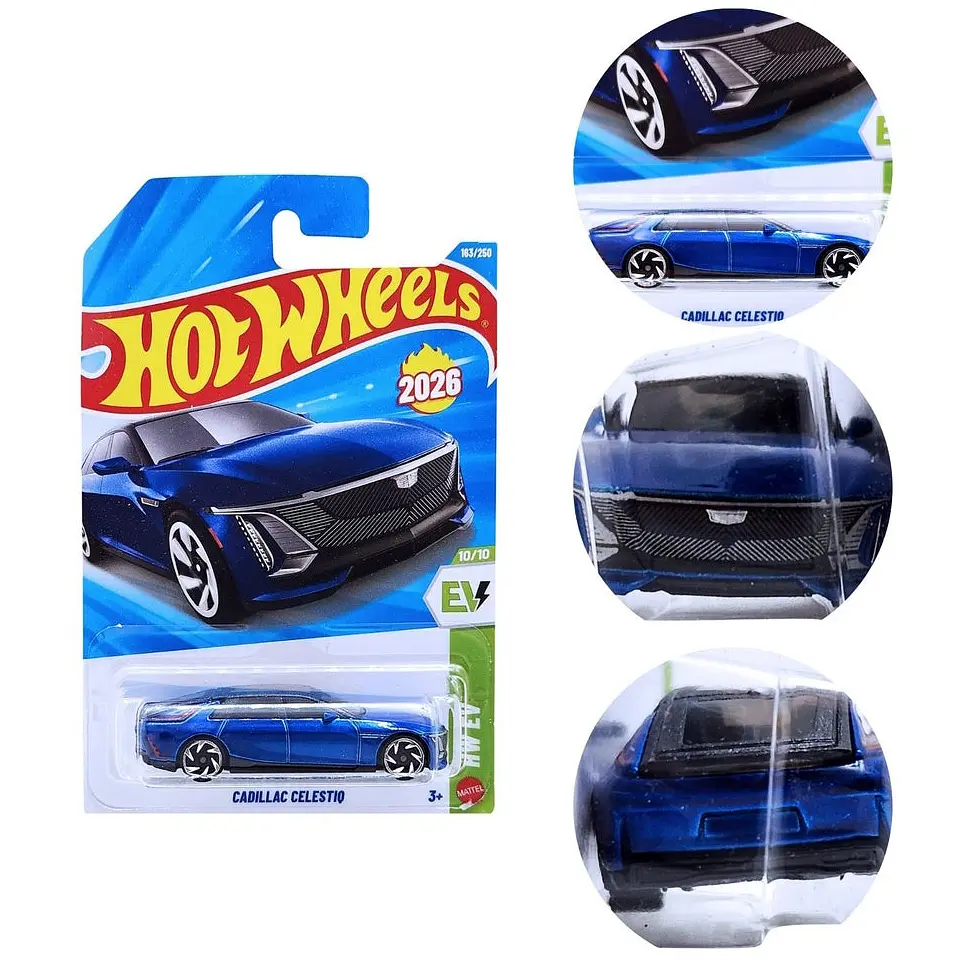 Базова машинка Hot Wheels HW EV Cadillac Celestiq синя (5785) JJH49 - фото 3