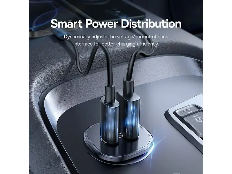 Автомобільний зарядний пристрій BASEUS GoTrip 30 W Black (C00072300123-01) - фото 11