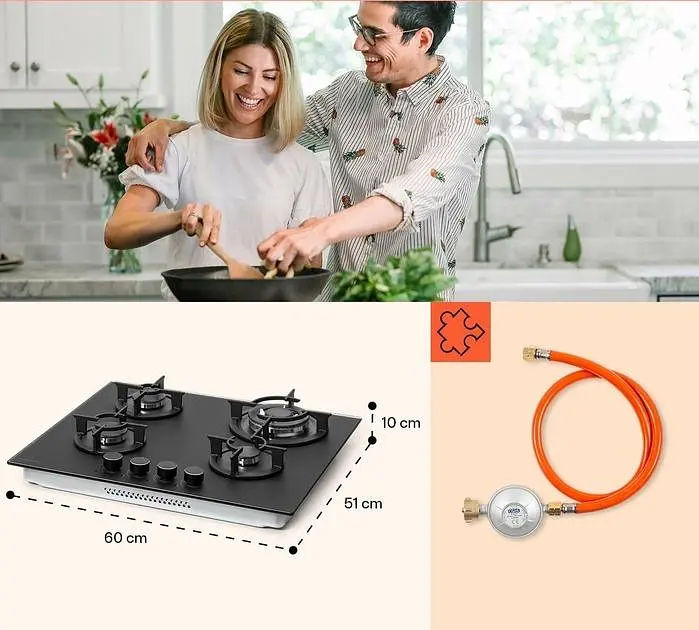 Варильна поверхня газова Klarstein Firetale (10041299) - фото 2