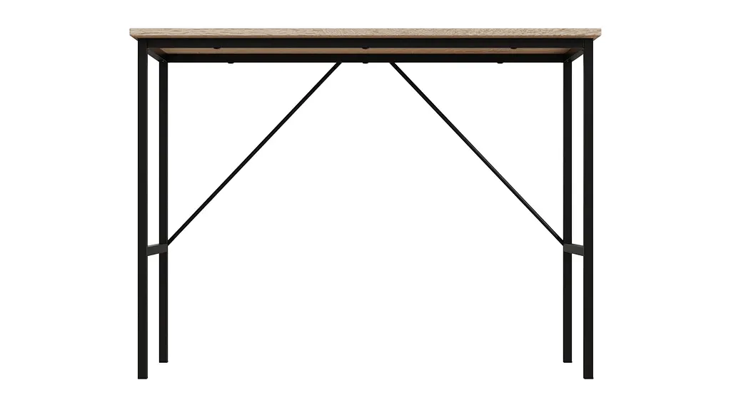 Стіл письмовий Line Тайм Ferrum-decor 750x1000x600 Чорний метал ДСП Дуб Сонома 16 мм (FRD-104874) - фото 4