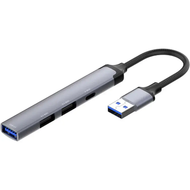 Концентратор ColorWay USB-A 4-в-1 USB2.0х3/USB3.0 (CW-HUB05) - фото 4
