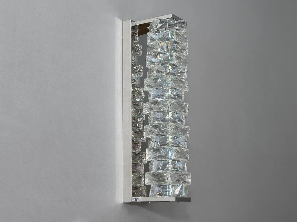 Светильник настенный LED Diasha F3820-120x460 14W хром высота 46 см световой поток 770 лм 220V - фото 4