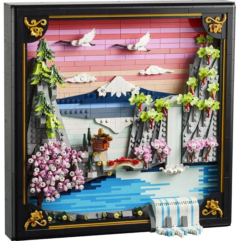 Конструктор LEGO Art Японский пейзаж с цветом сакуры 1892 детали (31218) - фото 2