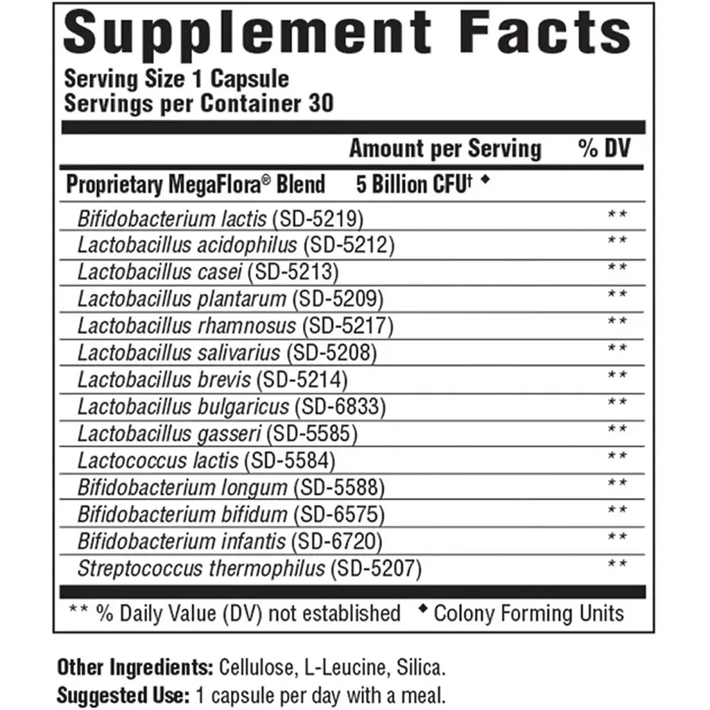 Пробіотики MegaFood MegaFlora Kids Probiotic 30 капсул - фото 2