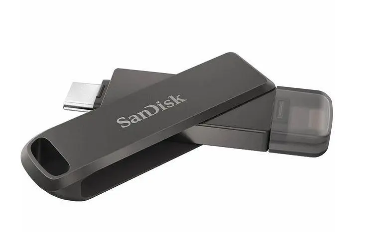 Флешнакопичувач для Apple 2-в-1 SanDisk iXpand Luxe 64 Gb Type-C і Lightning конектори - фото 5