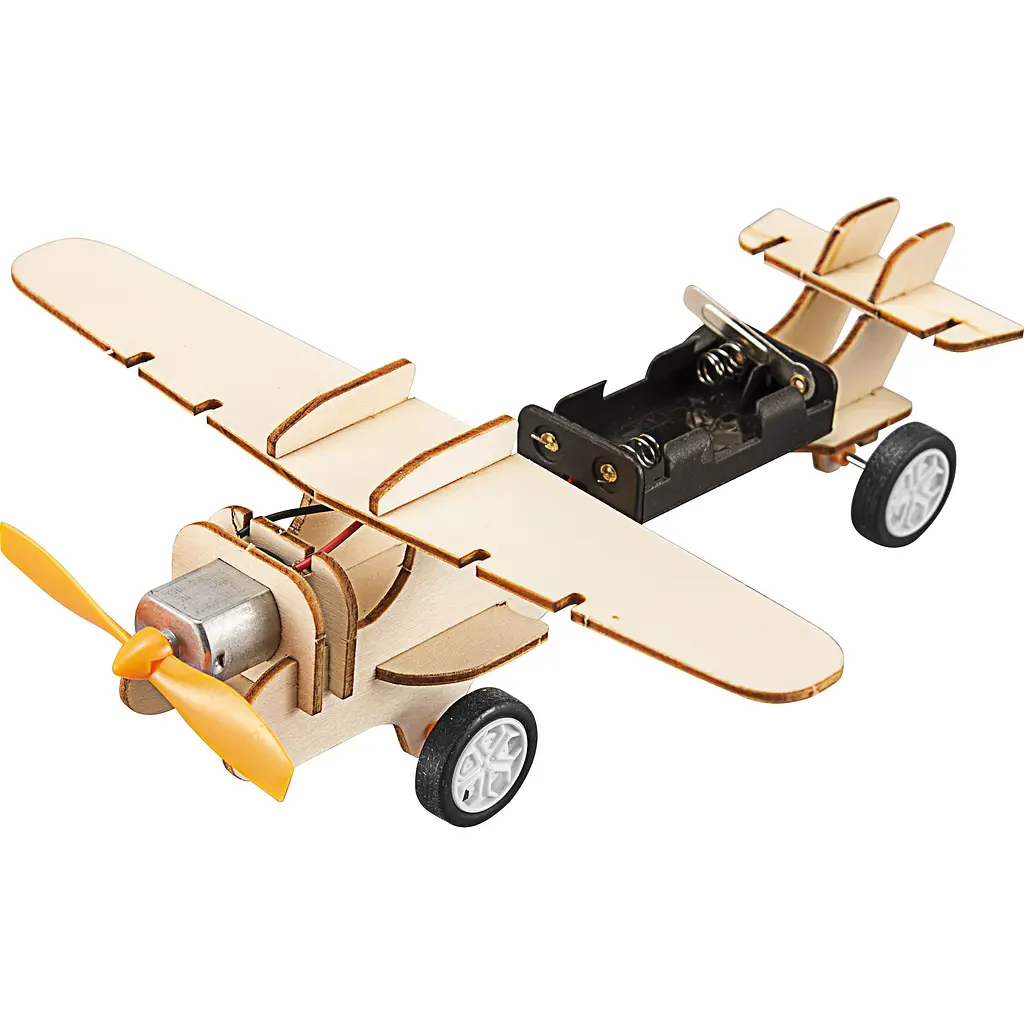 Конструктор Stem деревянный Самолет (7078449) - фото 3