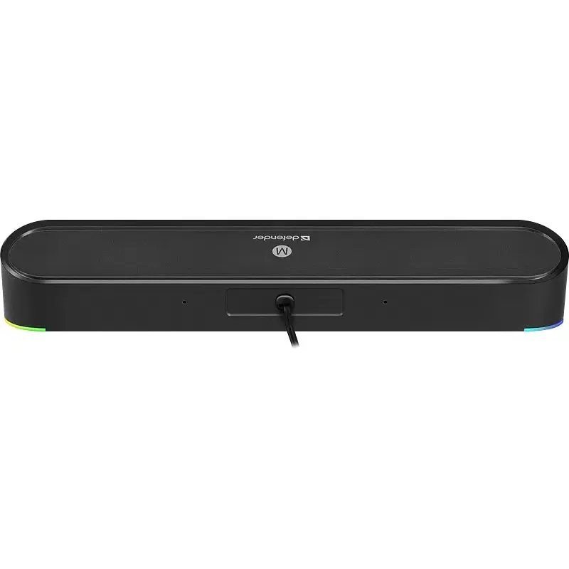 Акустична система 2.0 Defender Саундбар Z10 6Вт, Bluetooth/USB, LED чорна - фото 5