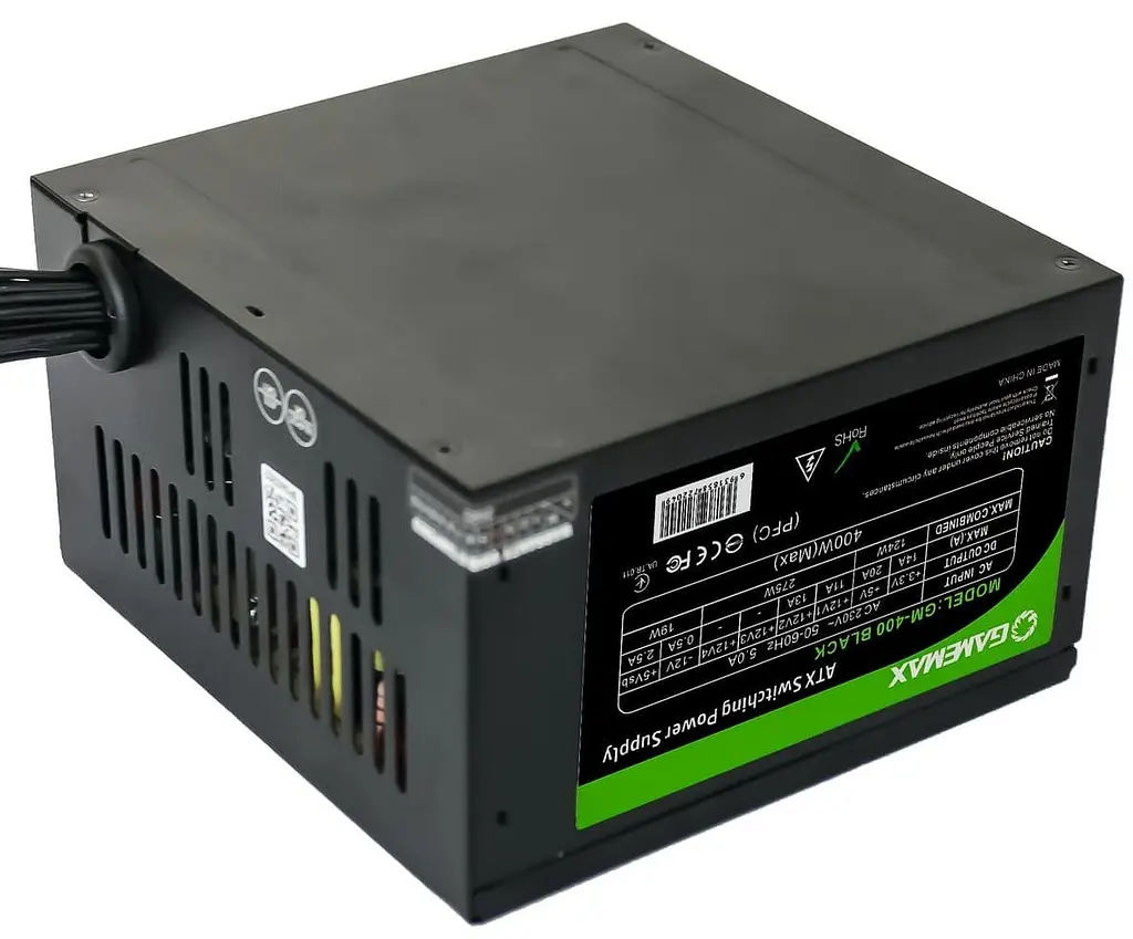 Блок питания GameMax 400W (GM-400-8CM Black) - фото 4