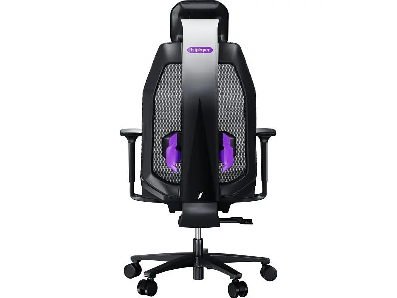 Крісло для геймера 1stPlayer Ergo Aero Black/Purple - фото 8