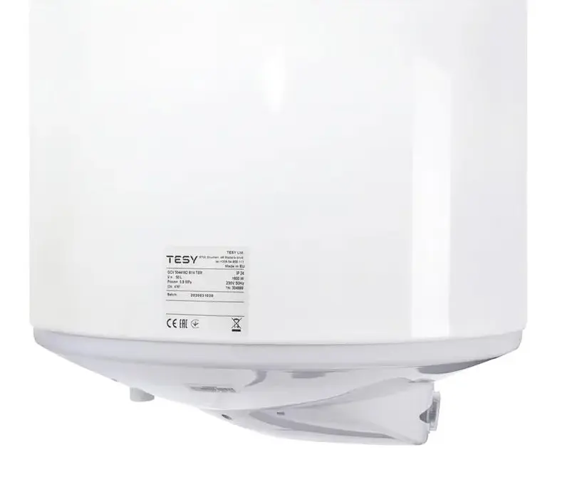 Бойлер TESY GCV 303516D B14 TBR Anticalc 1.6 кВт, сухий ТЕН, 30 л, вертикальний, Slim, білий (304845) - фото 5