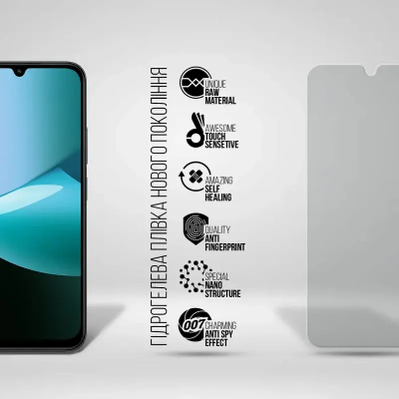 Плівка захисна Armorstandart hydrogel Anti-spy Xiaomi Redmi 15C 4G (ARM85452) - фото 2