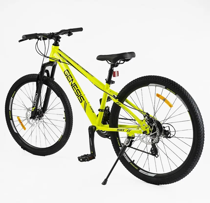 Велосипед спортивний 26" T-26430 Genesis Corso, стальна рама 13'', обладнання Saiguan, 21 швидкість, зібраний на 75% - фото 2