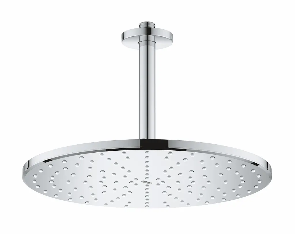Верхній душ із стельовим кронштейном Grohe Rainshower Mono 26560000, Хром - фото 4
