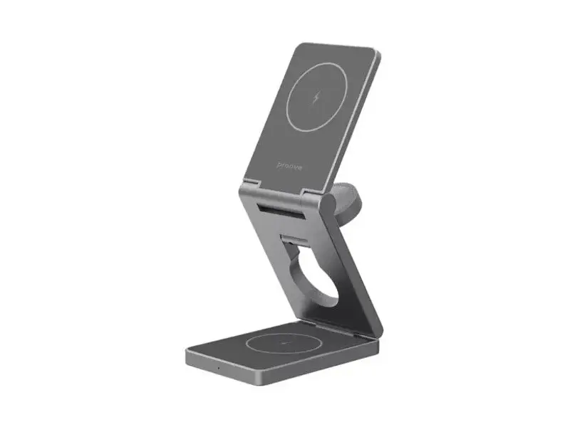 Бездротовий зарядний пристрій Proove Titan Volt 3 in 1 Gray (WSTV15000003)