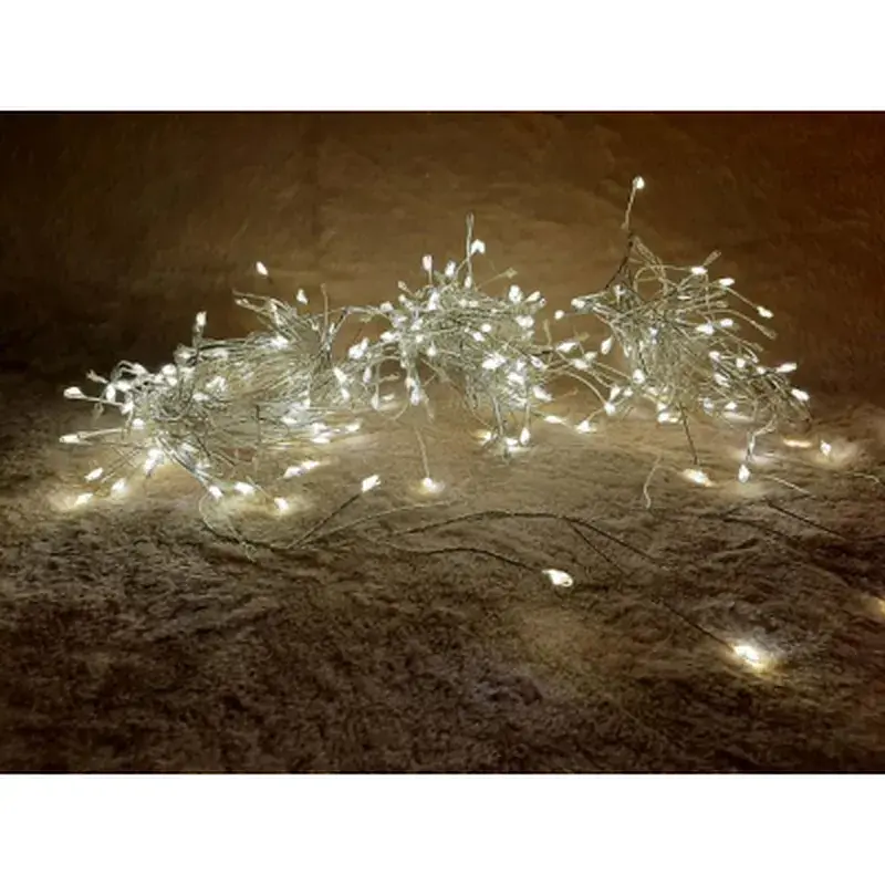 Гірлянда Luca Lighting кластер срібна струна, 15 м, теплий білий (8718861852677) - фото 2