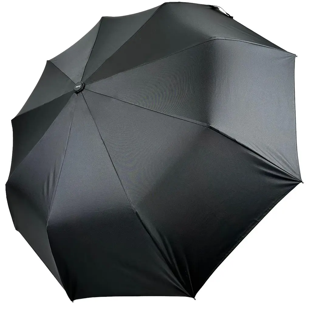 Женский складной зонтик полуавтомат Susino 98 см черный - фото 6