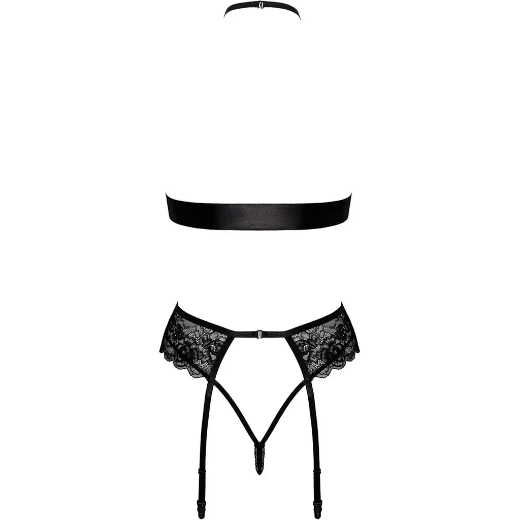Комплект Kissable Bondage Kiss Set Black S/M - фото 10