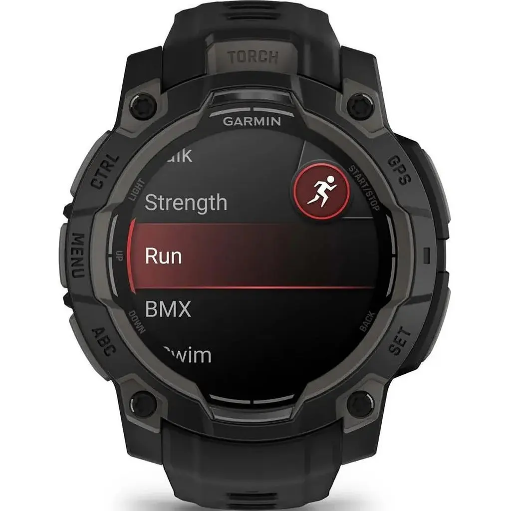 Смарт-годинник Garmin Instinct 3 45mm AMOLED Black with Black Band (010-02936-00) - фото 9
