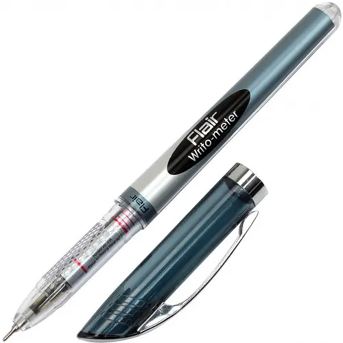 Ручка шариковая Flair Writo-metr 10 км, 743BK, черный (8901765502940) - фото 2