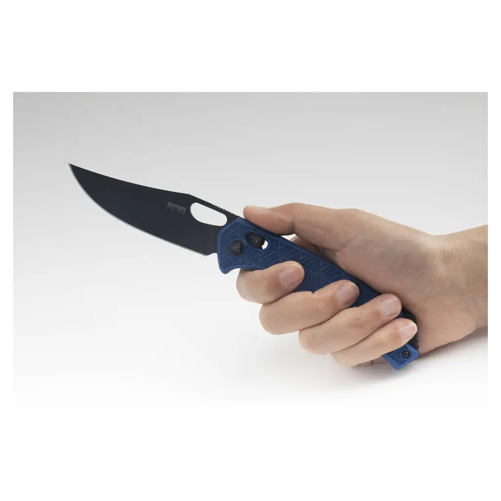 Ніж SRM Retriever 9201, Blue FRN, Black Stonewash (9201-PL) - фото 5