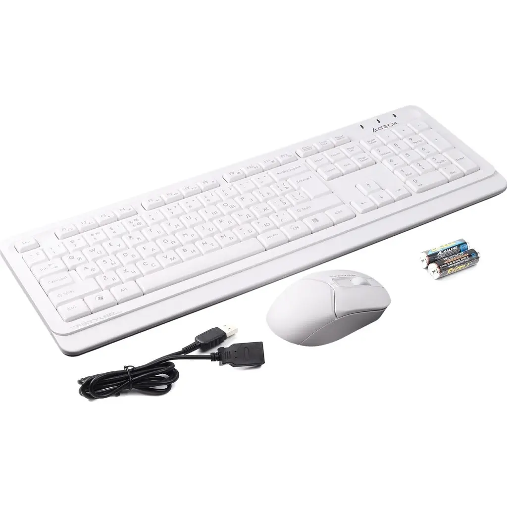 Комплект клавіатура + миша A4Tech Fstyler FG1012 White [114628] - фото 10