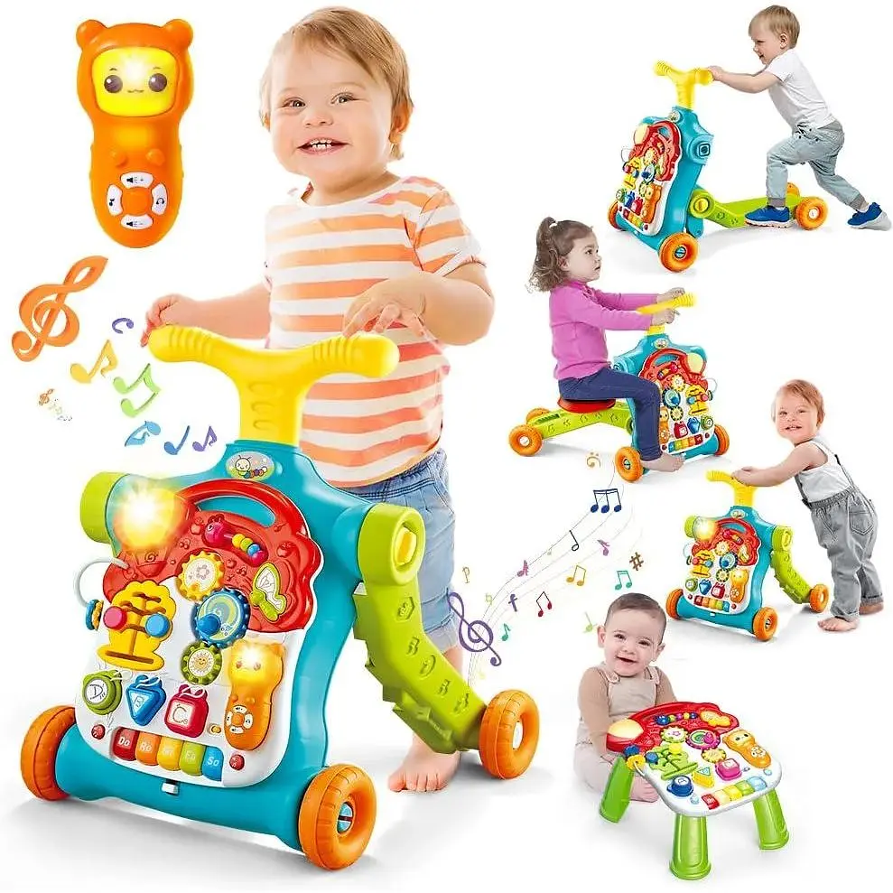 Навчальні ходунки для малюків 5 в 1 Baby Walker Sit-to-Stand - фото 2