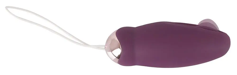 Віброяйце Javida RC Knocking Love Ball 17.5 см фіолетовий - фото 2