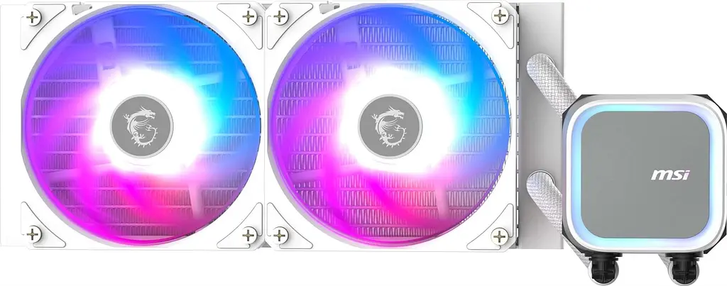 Система водяного охолодження MSI MAG CoreLiquid A13 240 WH - фото 3