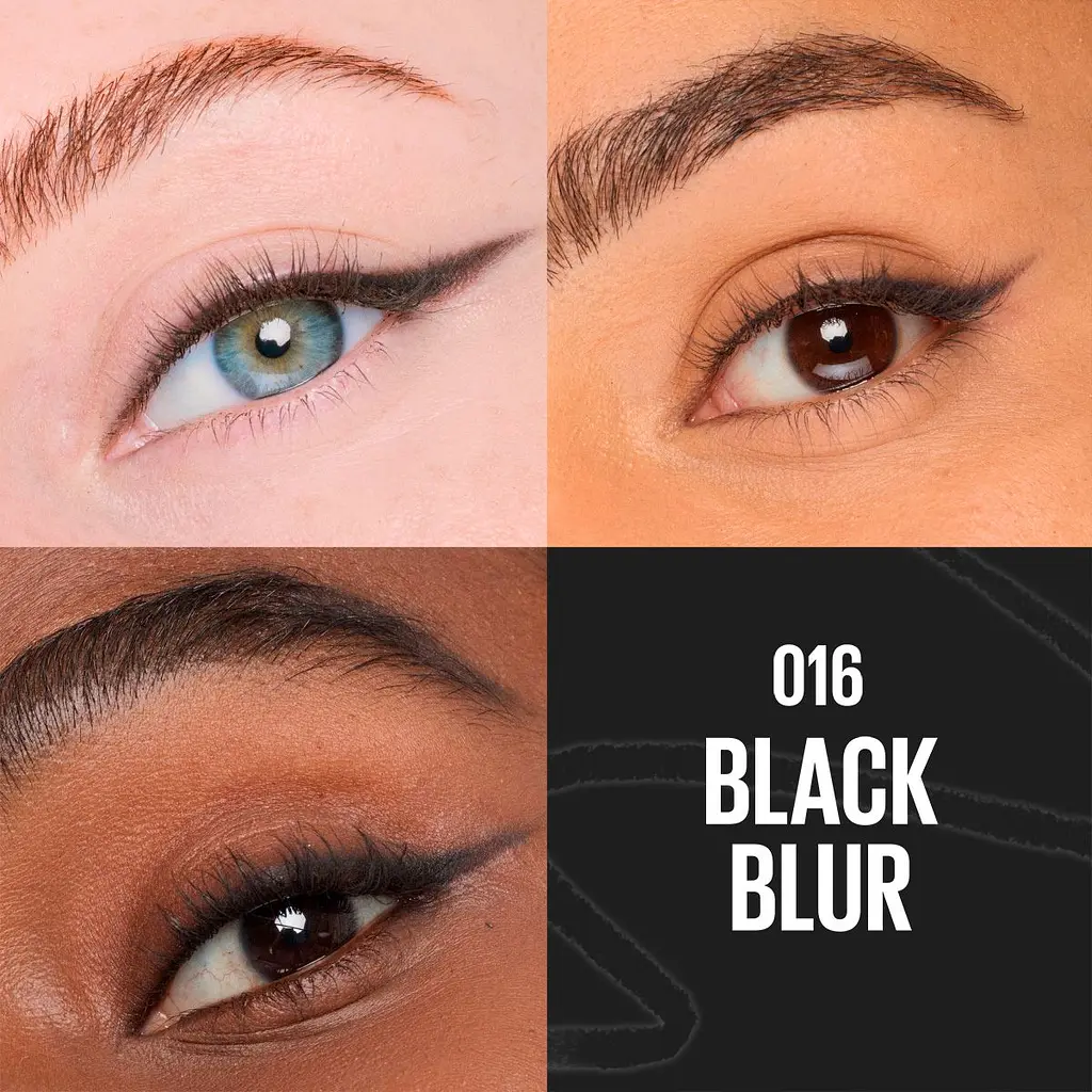 Автоматический карандаш 2-в-1 с кисточкой для век Maybelline New York Sculpting Stix Black blur 0.7 г - фото 2