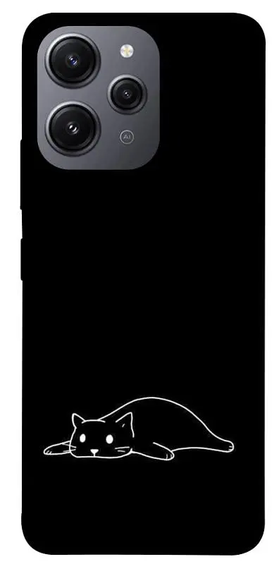 TPU чехол Demsky Lazy cat для Xiaomi Redmi 12